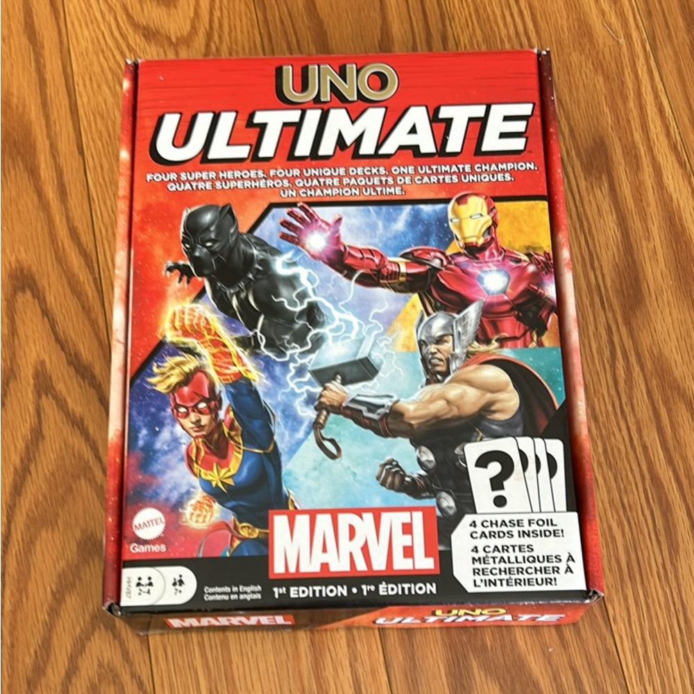 Mattel UNO Ultimate Marvel Card Game